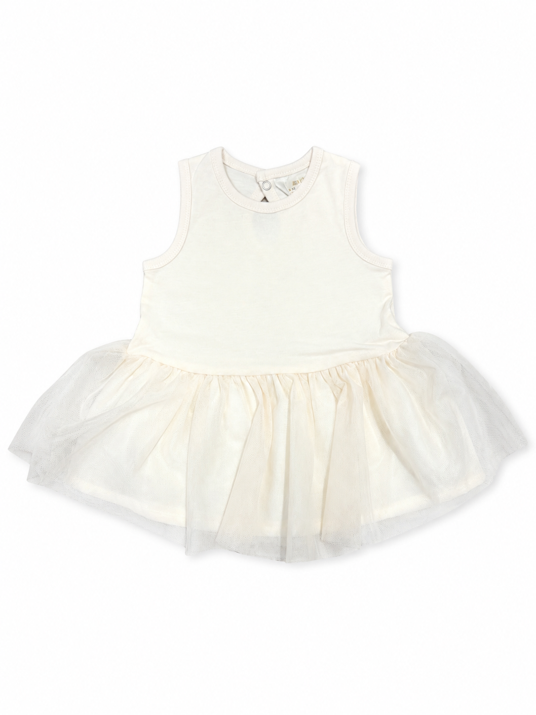 MAYORAL-vestitino tricot tulle panna-invernale