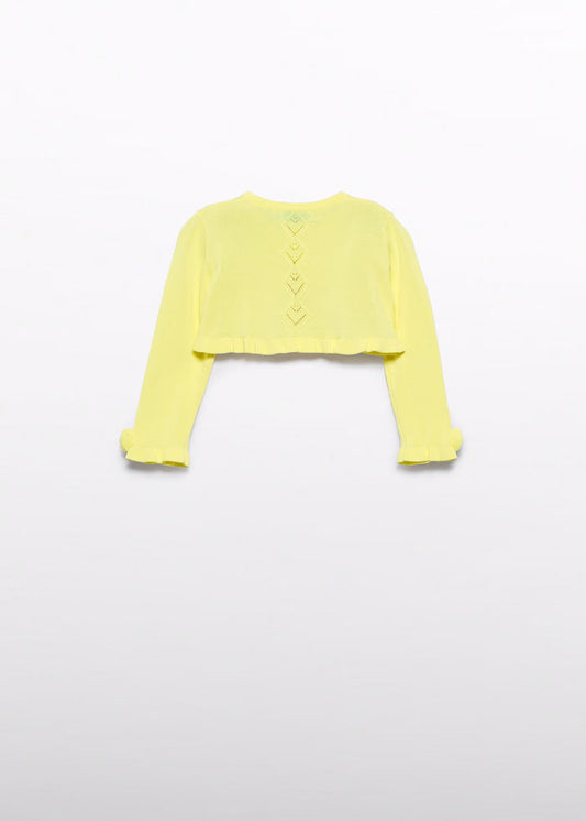 ABEL & LULA - cardigan tricot traforato abbigliamento est 25 b - GIRL