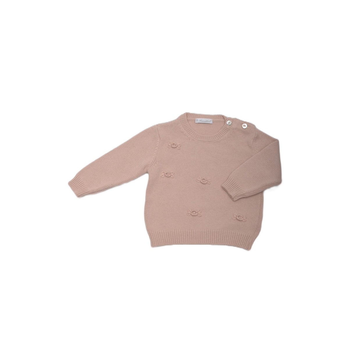 BARCELLINO - maglia mistocashmere rosa palo - invernale