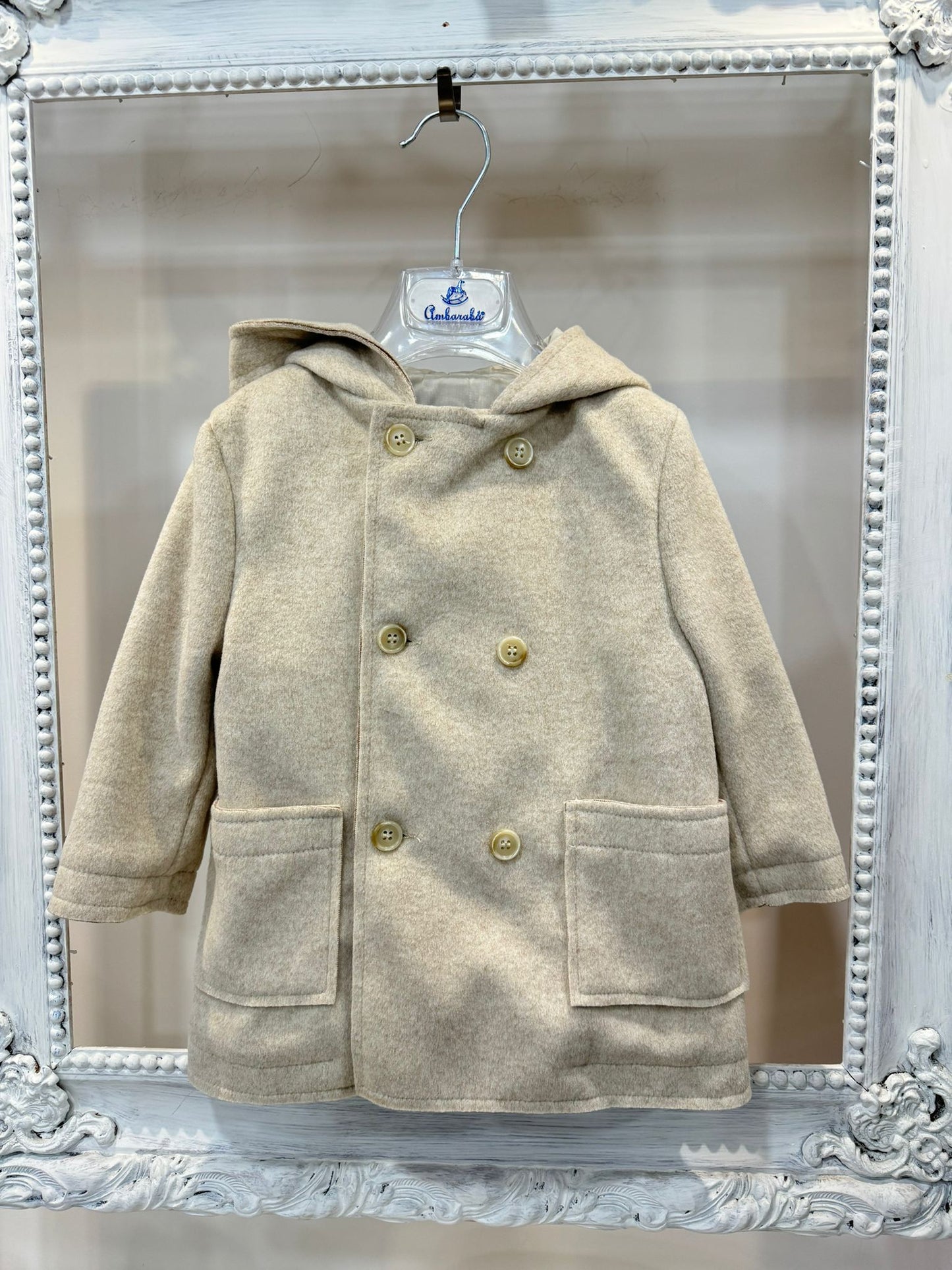 JUJU'BEBE' - cappottino elegante in panno abbigliamento inv - BOY