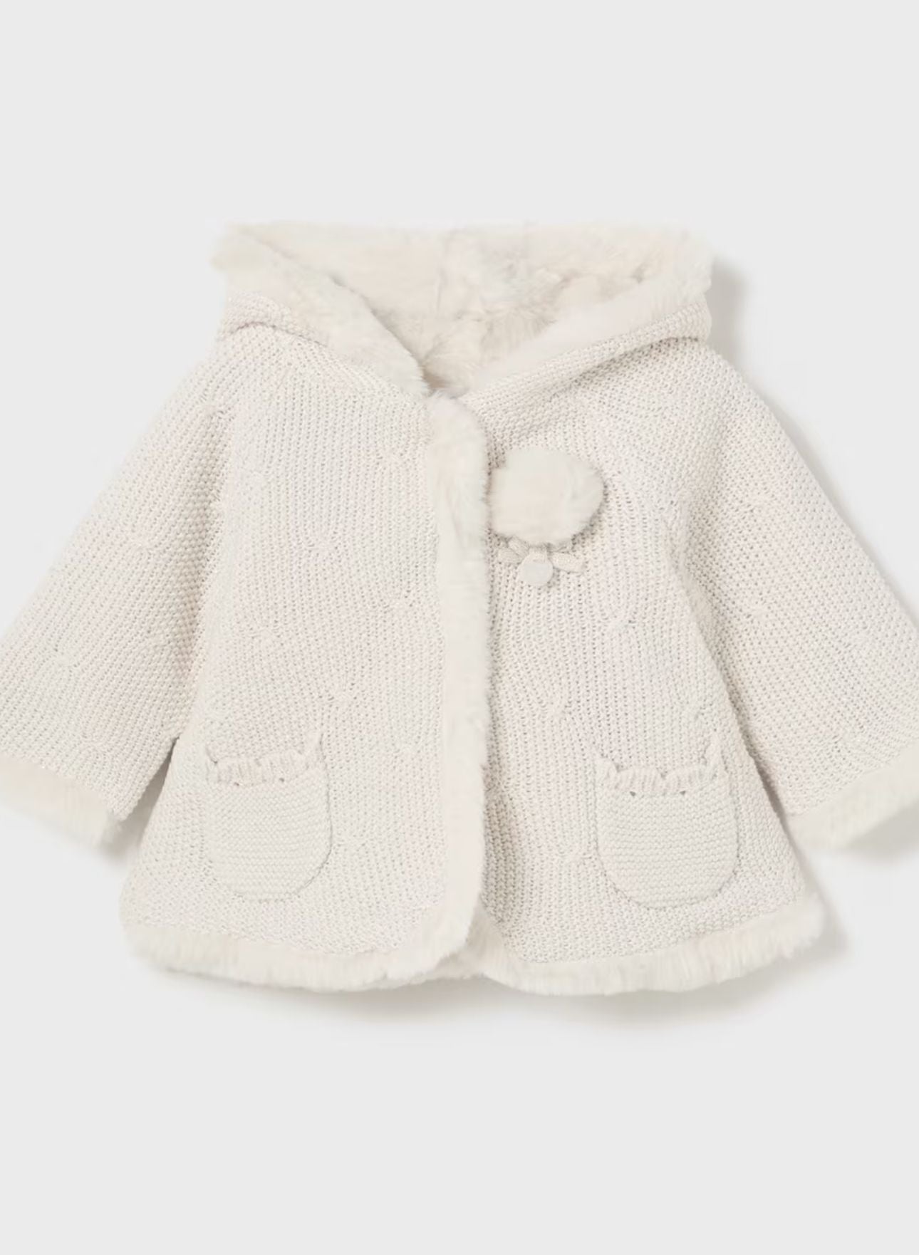 MAYORAL - giaccone pon pon abbigliamento neonato inv - GIRL
