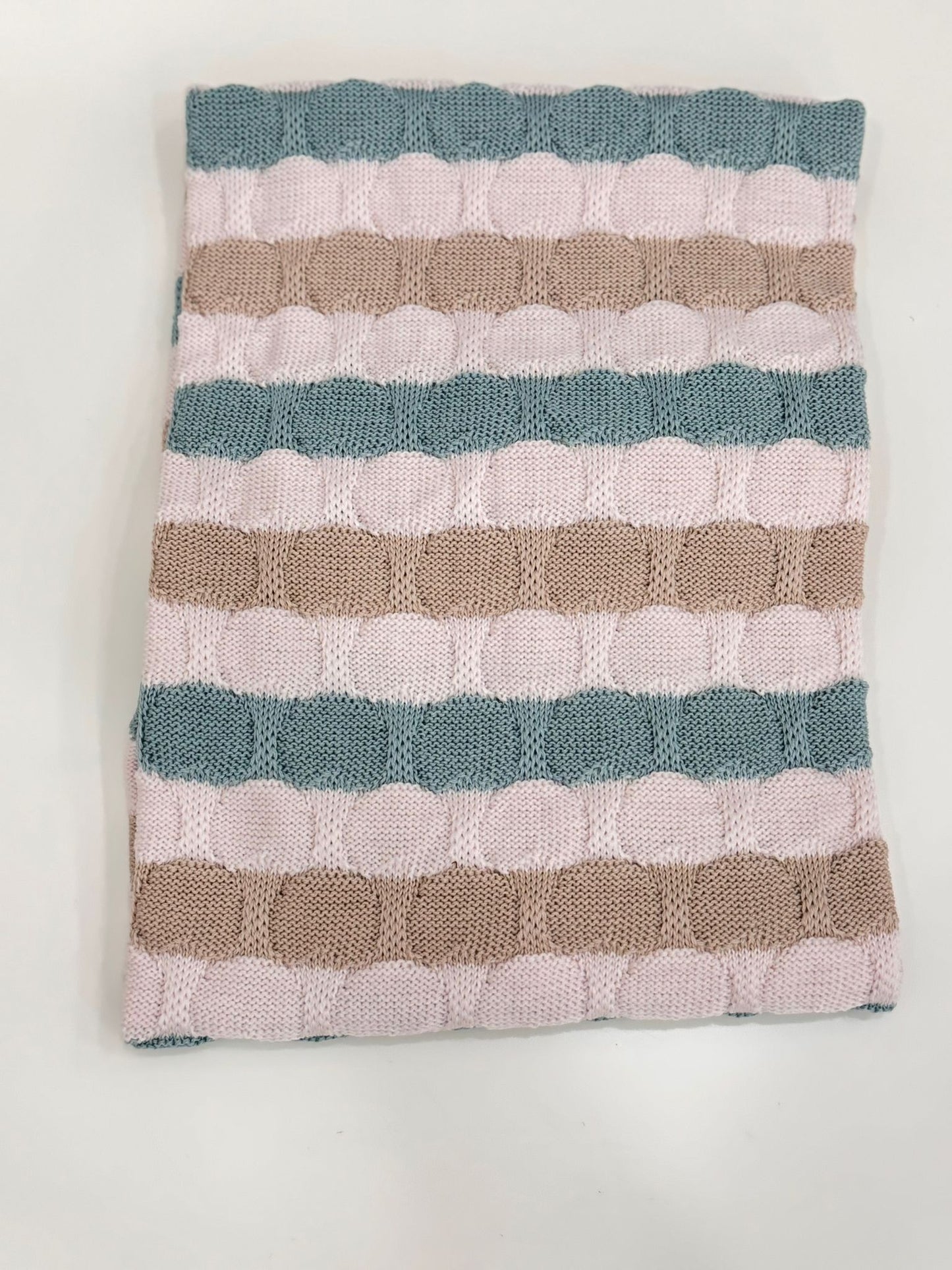 MARLU' - coperta lana 100% (set n. 23 verde salvia) corredino invernale 25/26 - UNISEX