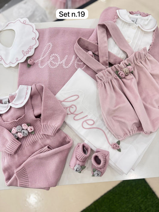 MARLU' - set lenzuola love (set. 19) corredino invernale 25/26 - GIRL