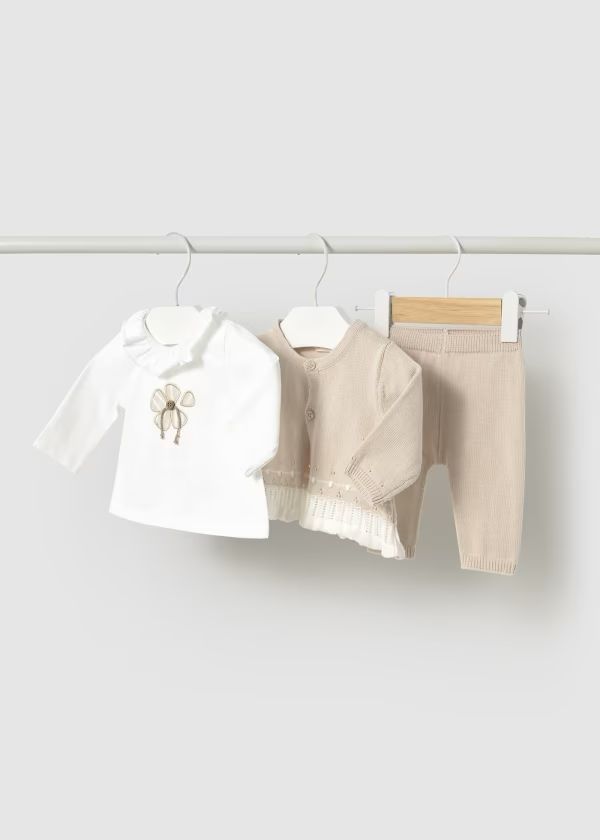 MAYORAL - completo 3 pz tricot corredino est 25 - GIRL