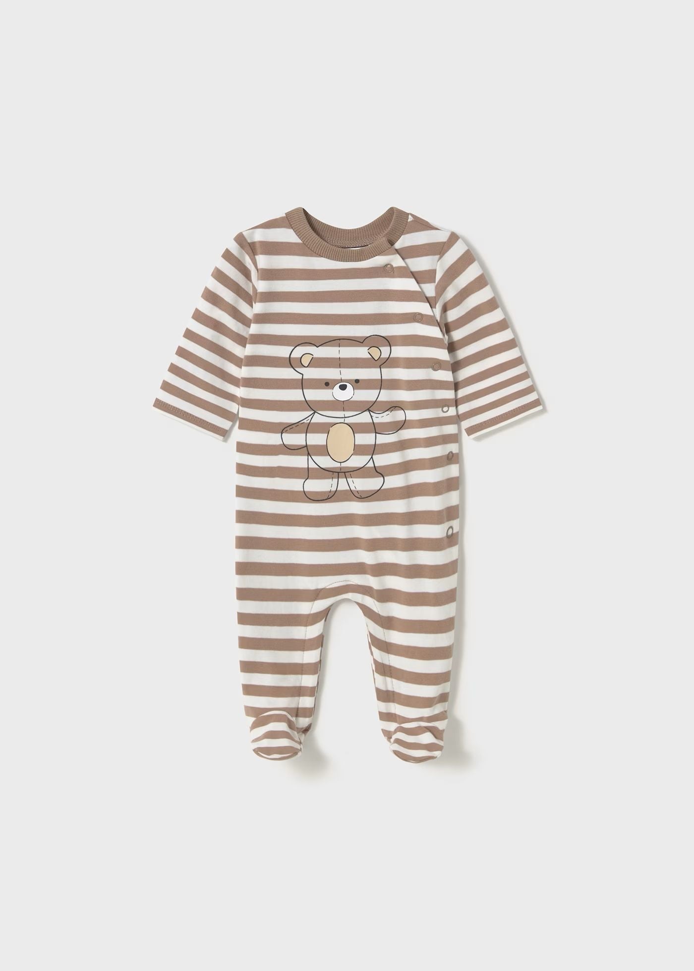 MAYORAL - tutina cotone righe marrone corredino est 25 - UNISEX