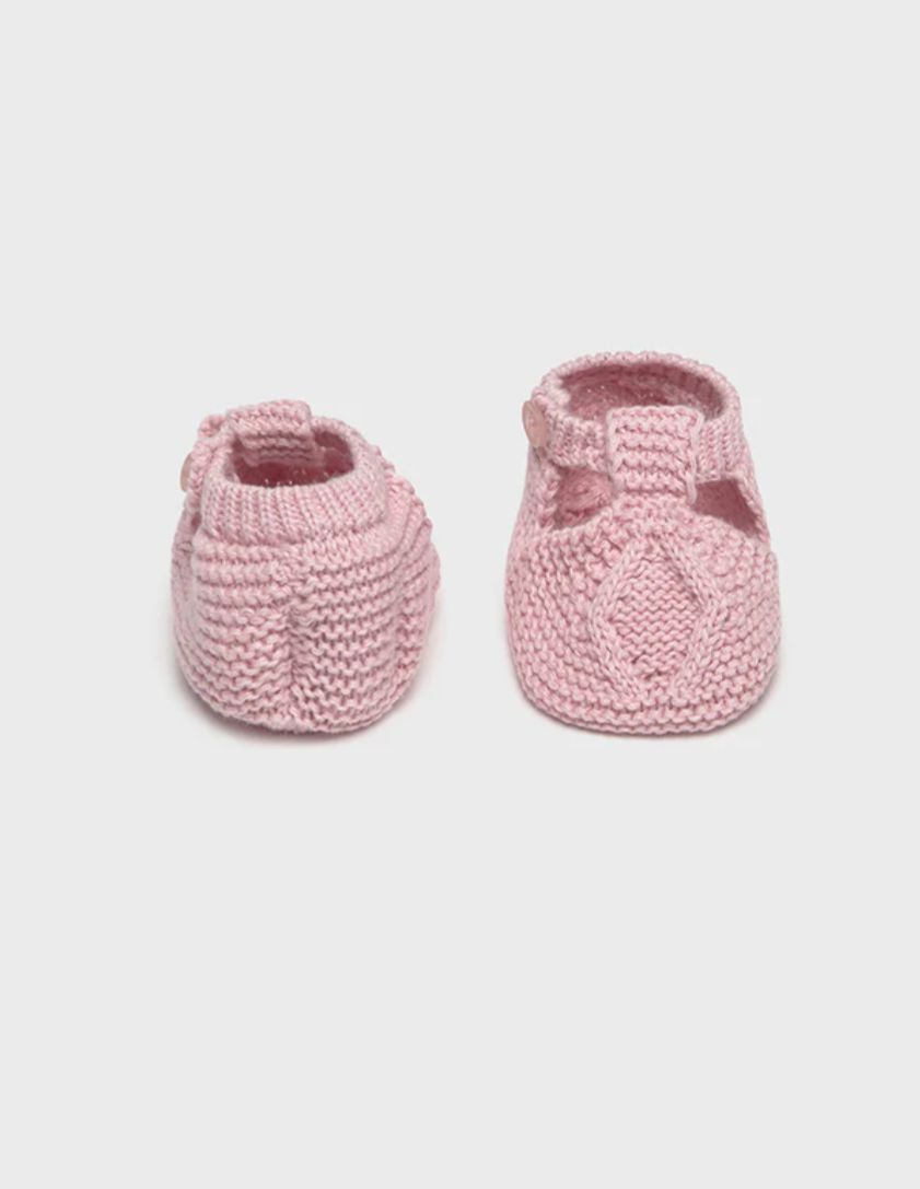 MAYORAL - scarpine tricot rosa accessori corredino - GIRL
