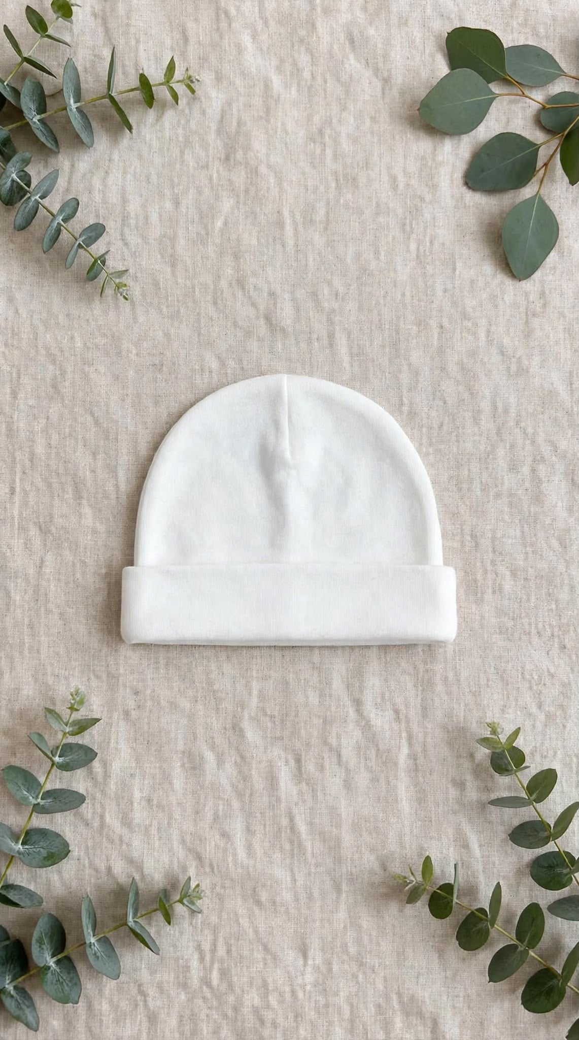 PAPPA E LATTE - cappellino interlock bianco - invernale