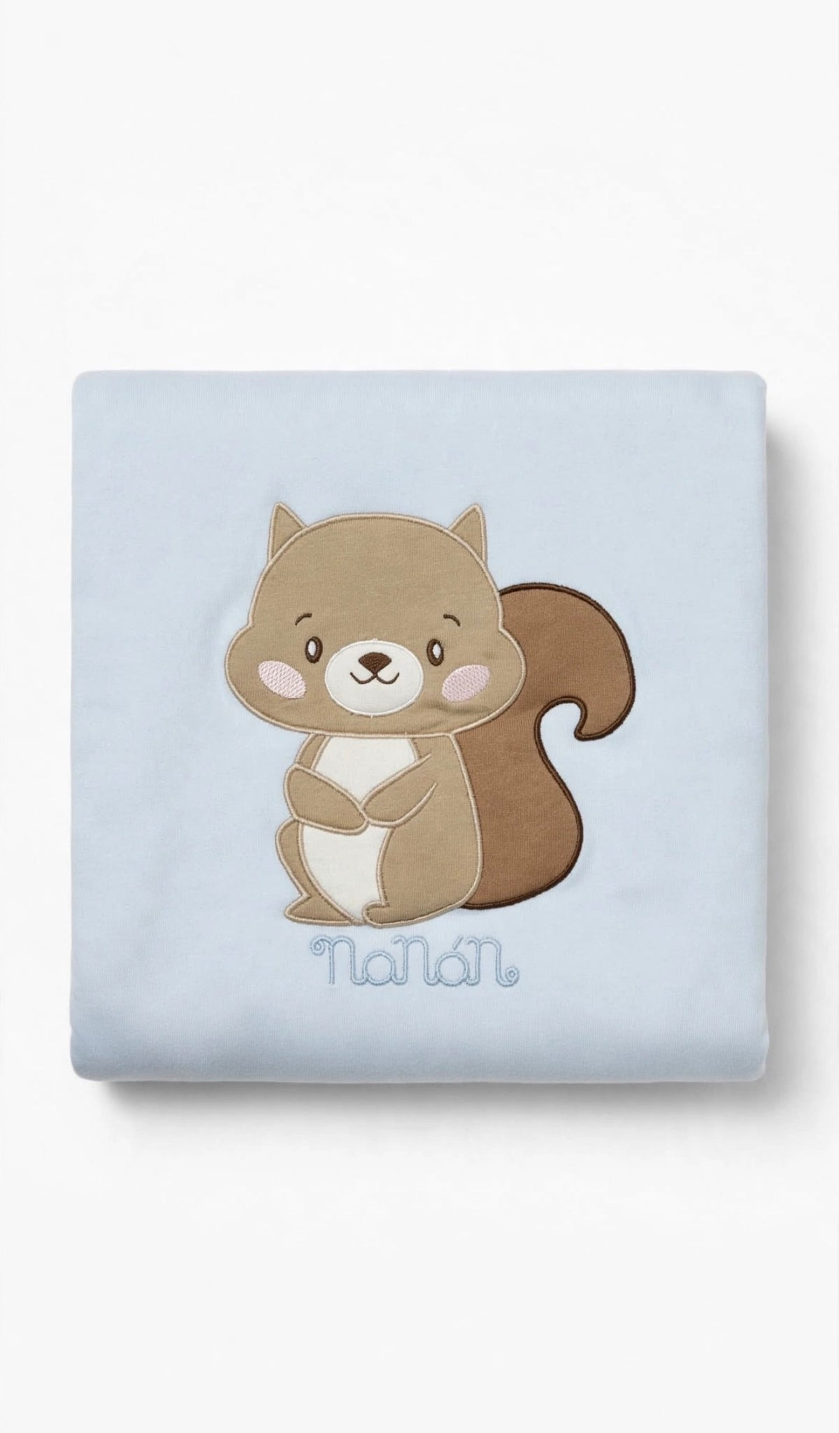 NANÁN - coperta scoiattolo azzurro - invernale