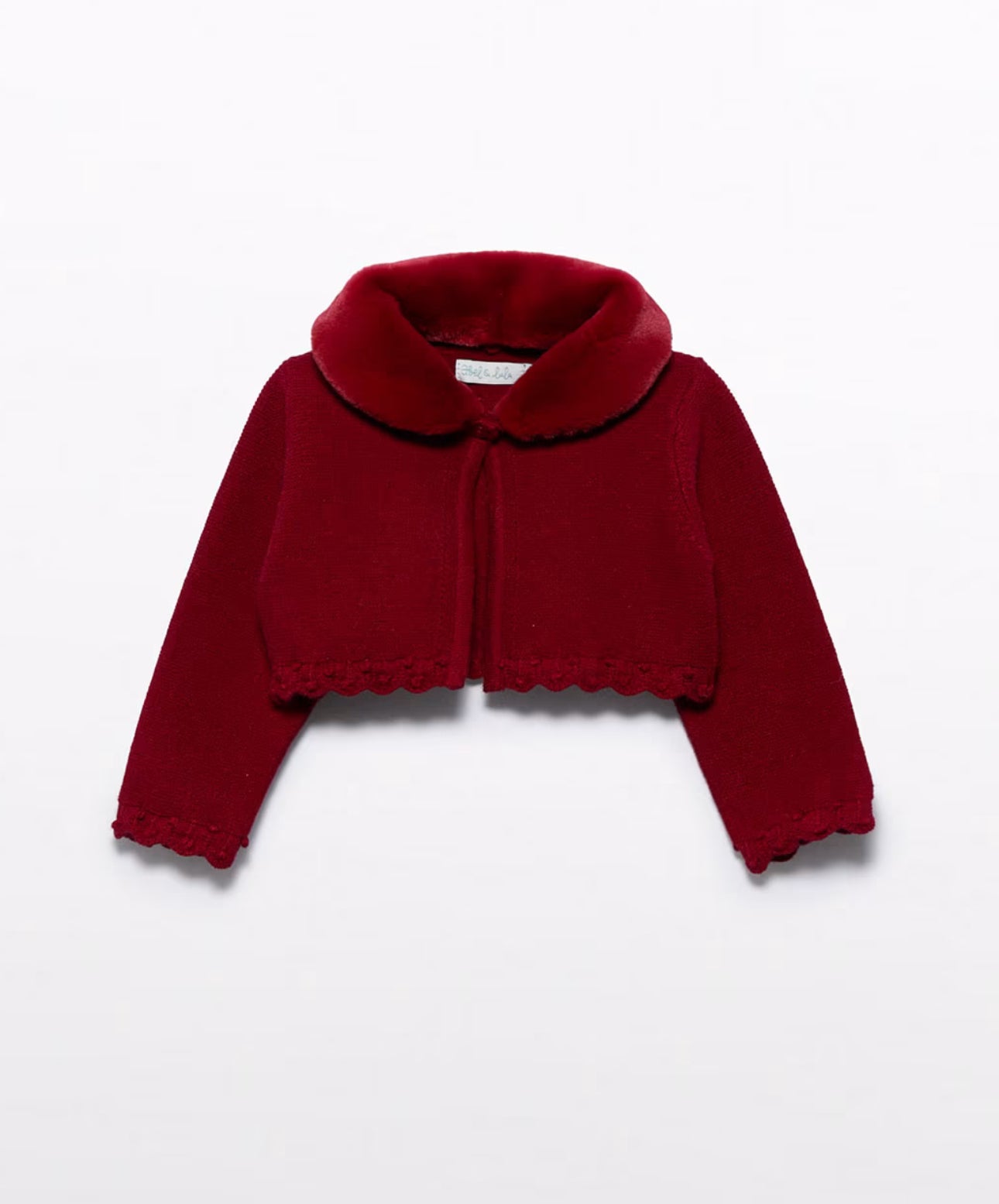ABELELULA - cardigan collo pelliccia abbigliamento inv - GIRL
