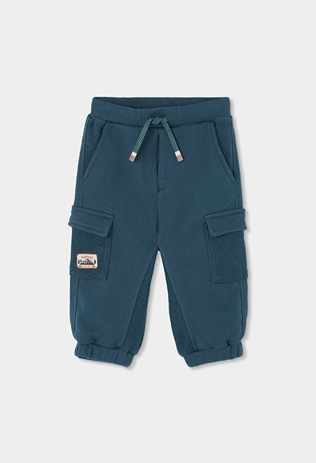 BOBOLI - pantalone tuta petrolio - invernale