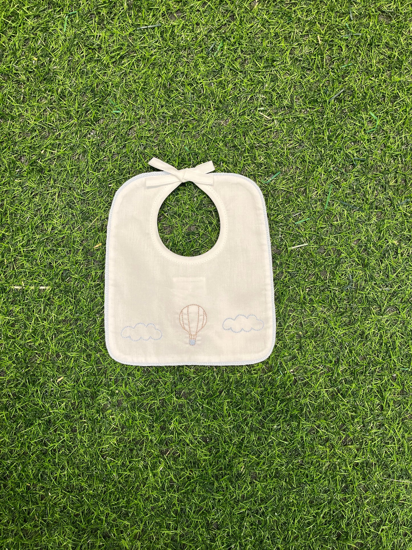 MARLU’ - bavetta mongolfiera cielo/vaniglia corredino p/e - BOY