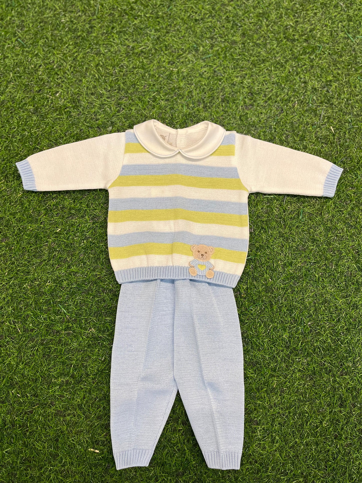 MARLU’ - completo 2pz in filo di cotone corredino p/e