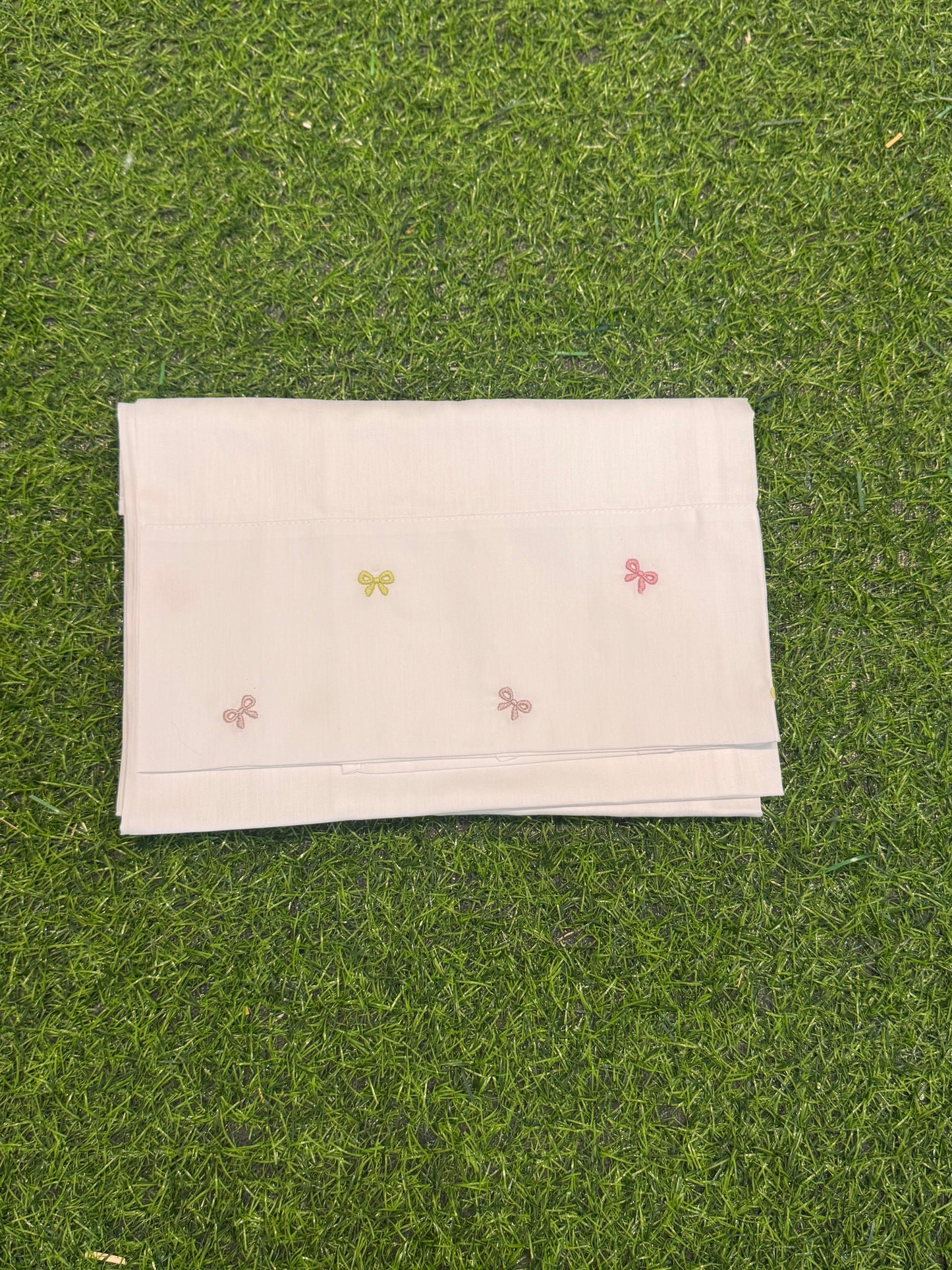 MARLU’ - set lenzuolino melograno/multicolor corredino p/e