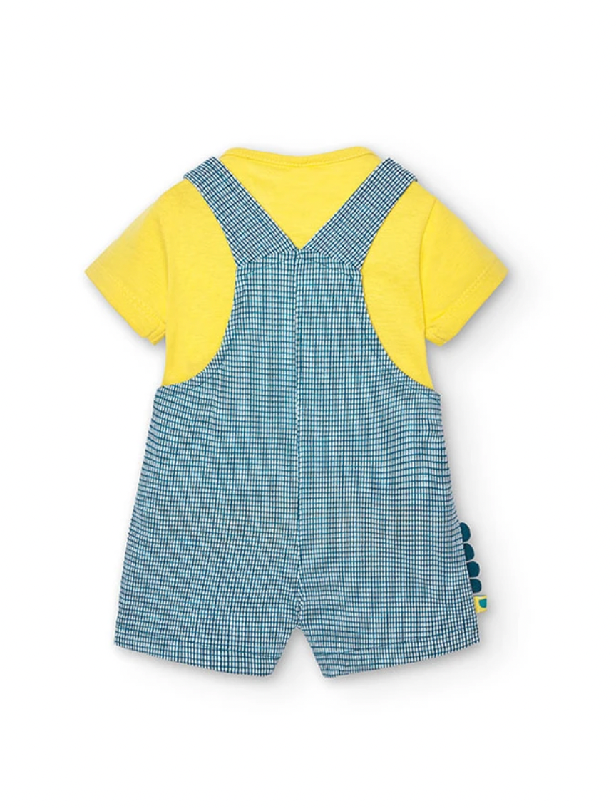 BOBOLI - Set in jersey da neonato giallo