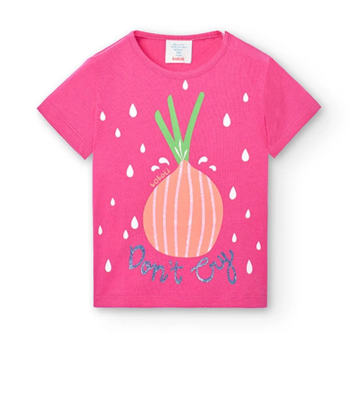 BOBOLI-Maglietta in jersey basic-girl