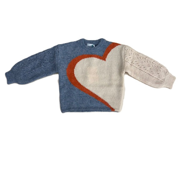 ABELELULA - maglione cuore abbigliamento inv - GIRL