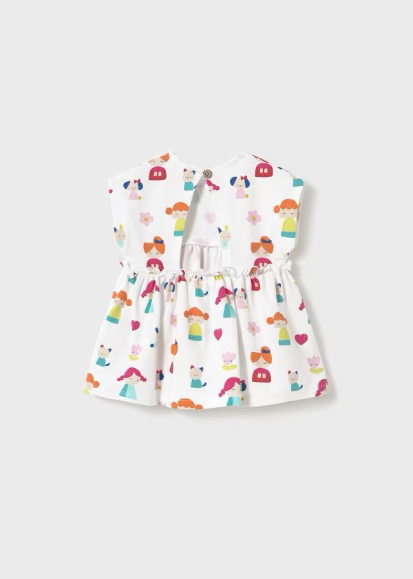 MAYORAL - vestito stampato in jersey abbigliamento est 25 b - GIRL
