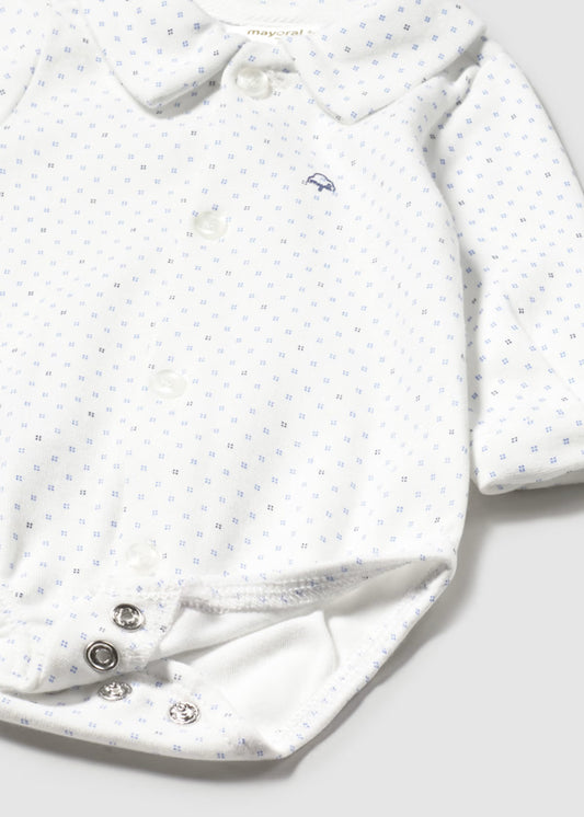 MAYORAL - body camicia bianco/azzurro abbigliamento invernale 25/26 b - BOY