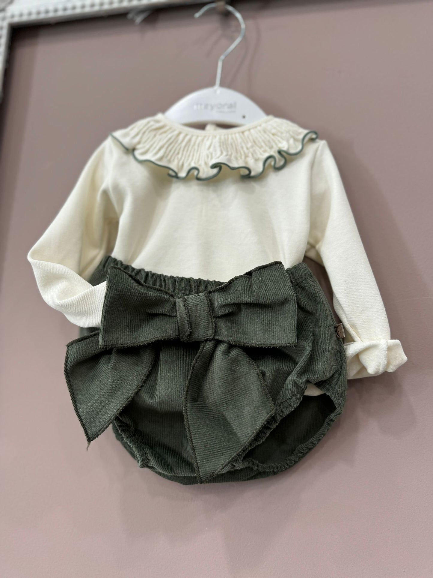 CALAMARO - completo con culotte verde abbigliamento invernale 25/26 b - GIRL