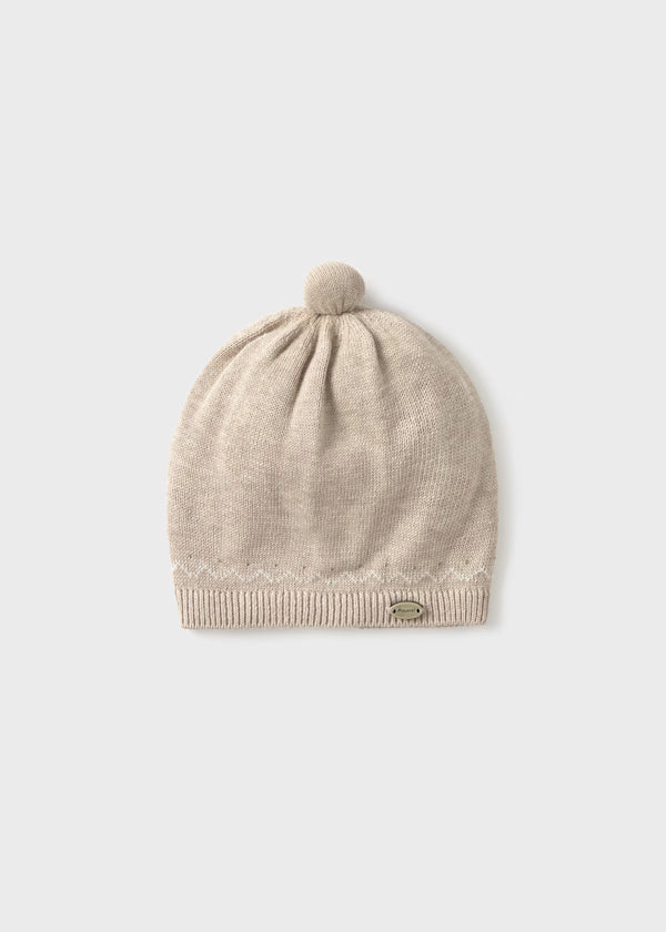 MAYORAL - cuffietta in maglia beige corredino invernale 25/26 - UNISEX