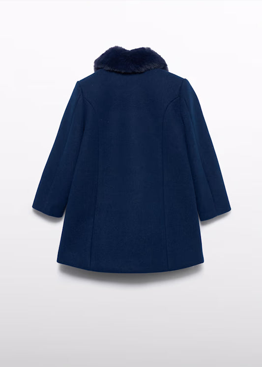 ABEL & LULA - cappotto di panno con pellicciotto abbigliamento invernale 25/26 j - GIRL