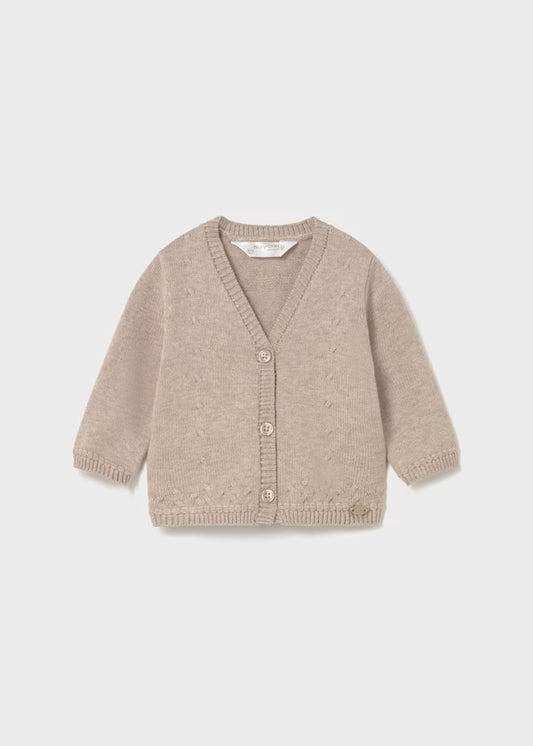 MAYORAL - cardigan neonato beige abbigliamento invernale 25/26 b - BOY