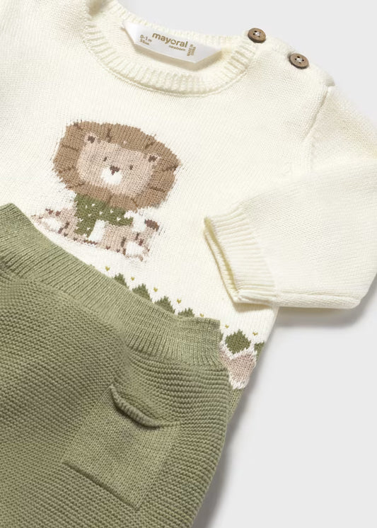 MAYORAL - Completo ghettina e maglione neonato corredino invernale 25/26 - BOY