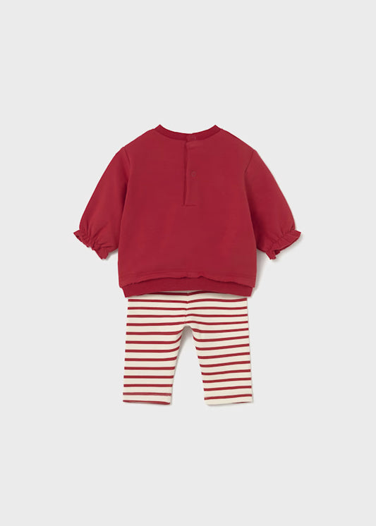 MAYORAL - completo 2 pz rosso abbigliamento invernale 25/26 b - GIRL