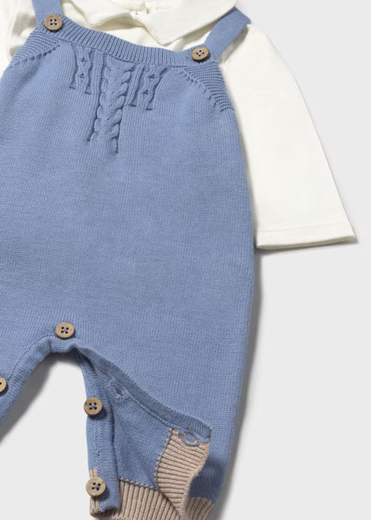 MAYORAL - completo salopette 3 pz corredino invernale 25/26 - BOY