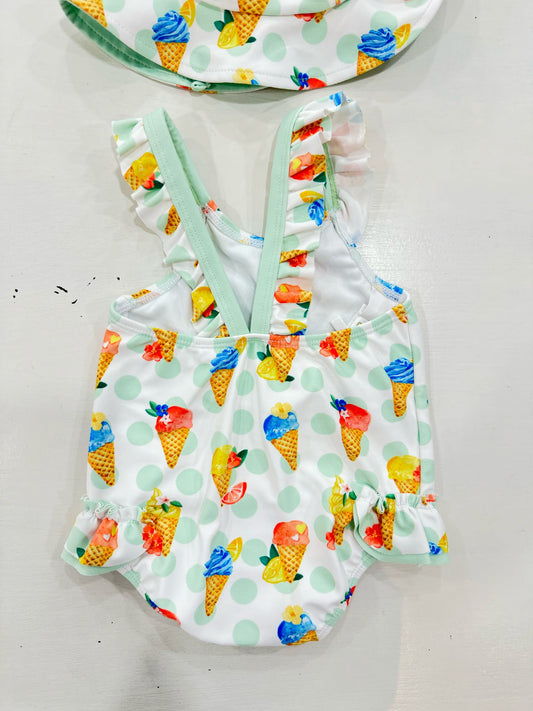 MAYORAL - costume intero + cappello gelati summer - GIRL