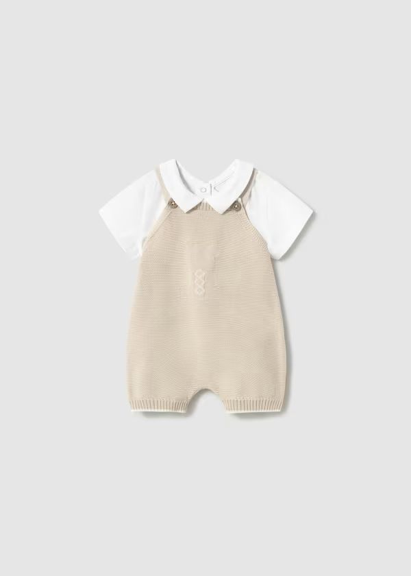 MAYORAL - completo salopette tricot corredino est 25 - BOY