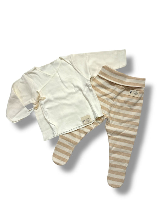 CALAMARO - completino 2 pz in cotone organico biologico corredino est 25 - UNISEX