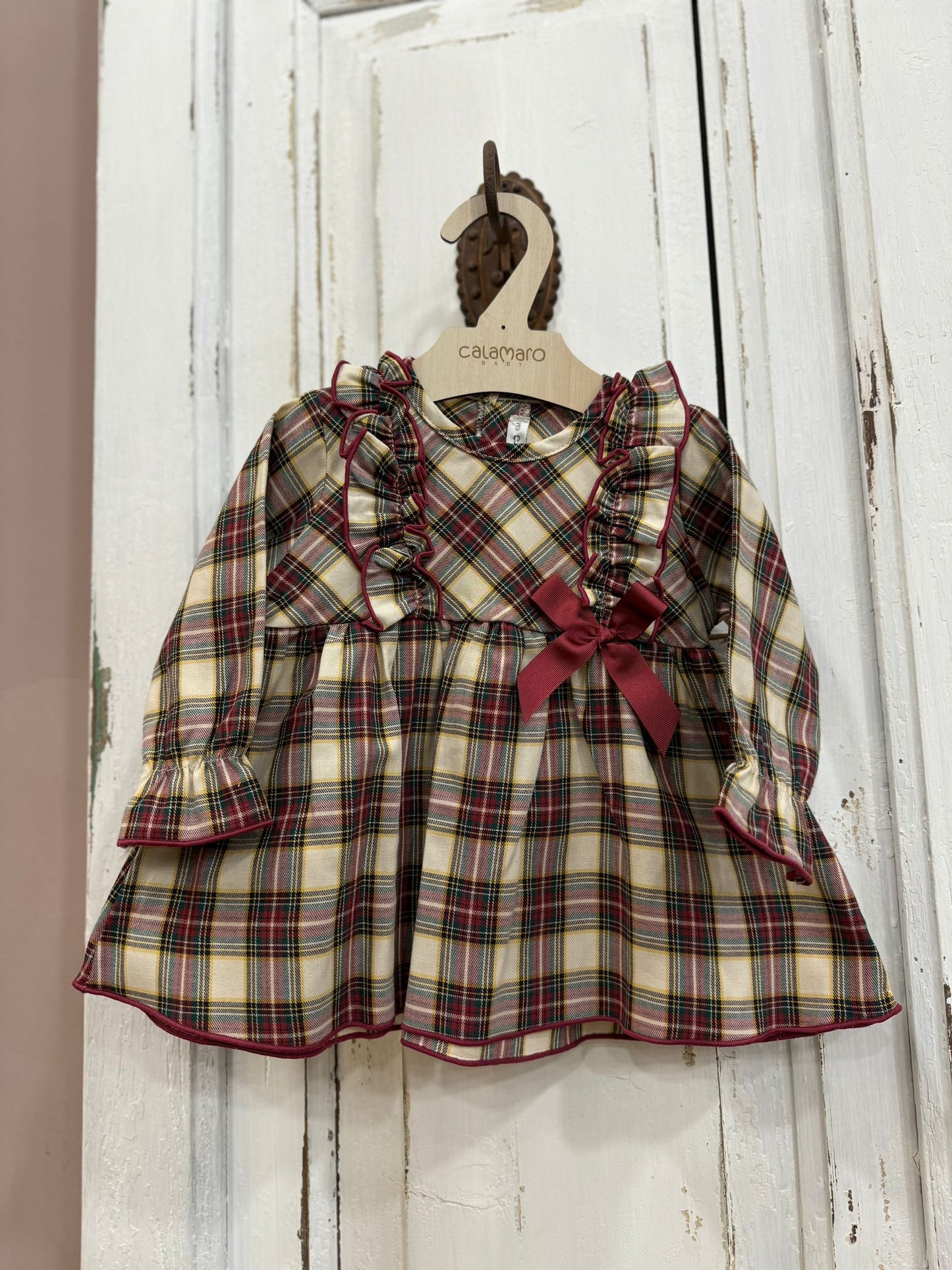 CALAMARO - abito tartan abbigliamento natale - GIRL