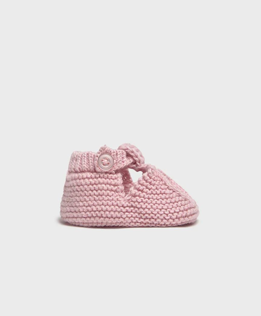 MAYORAL - scarpine tricot rosa accessori corredino - GIRL