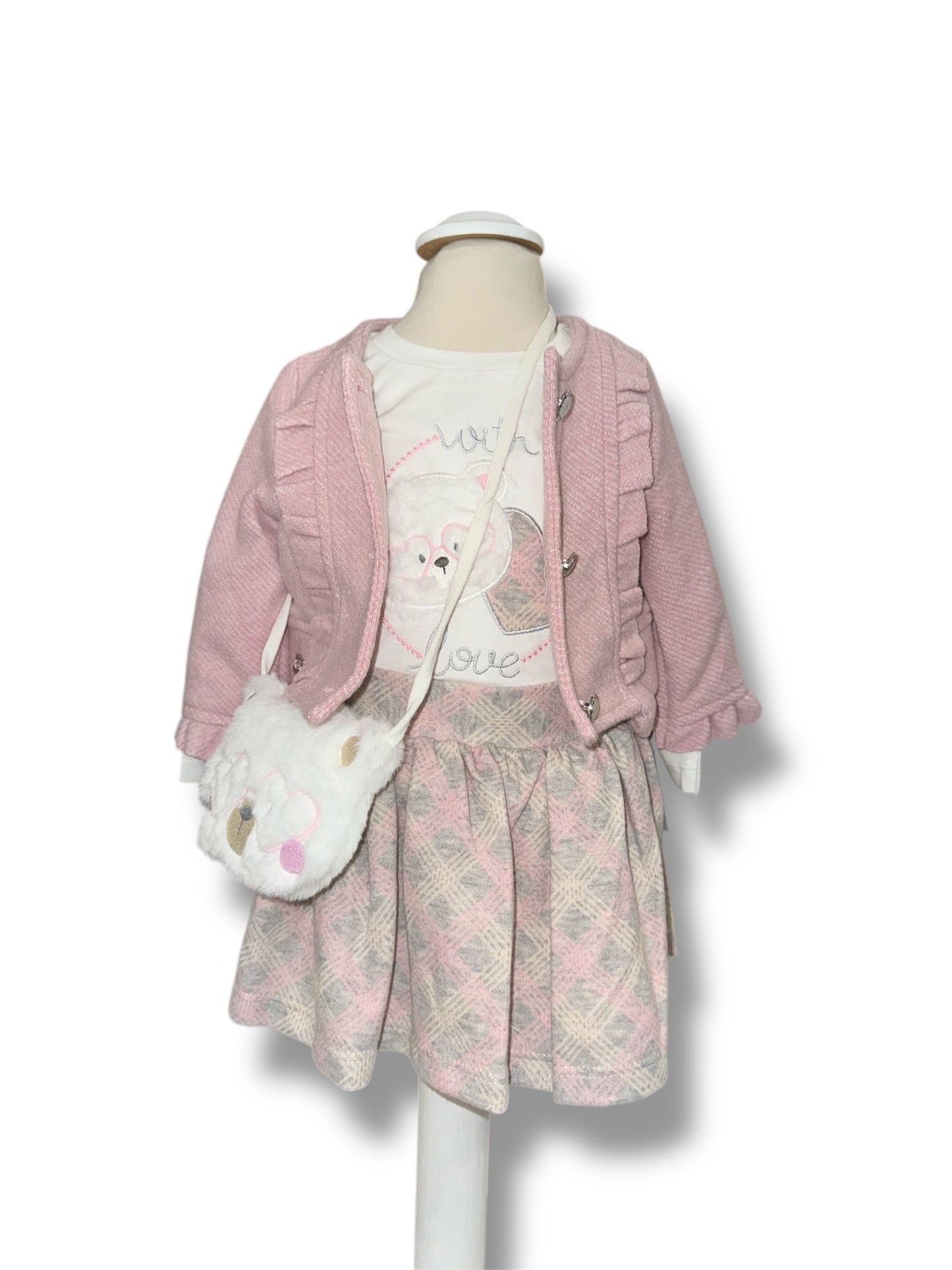 EBITA - completo 3 pezzi + borsetta abbigliamento inv - GIRL