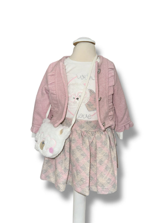 EBITA - completo 3 pezzi + borsetta abbigliamento inv - GIRL