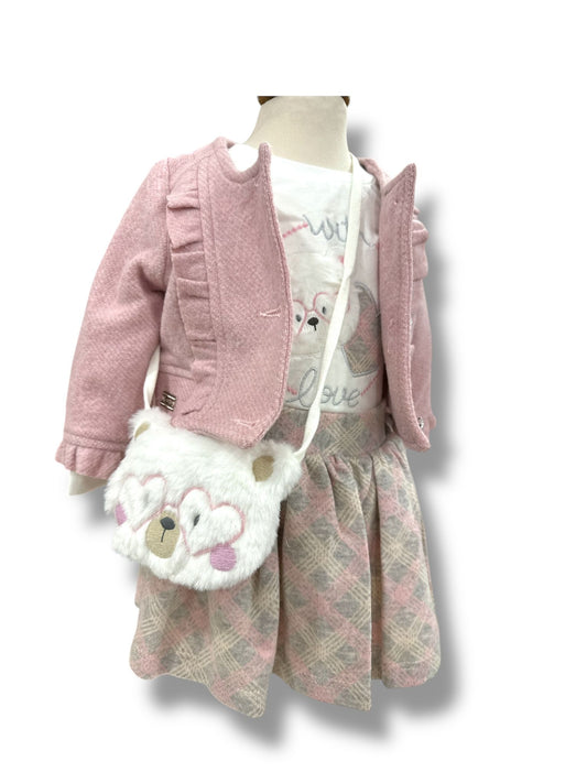 EBITA - completo 3 pezzi + borsetta abbigliamento inv - GIRL