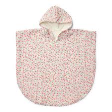 LITTLE DUTCH - poncho flowers 55x55 summer - GIRL