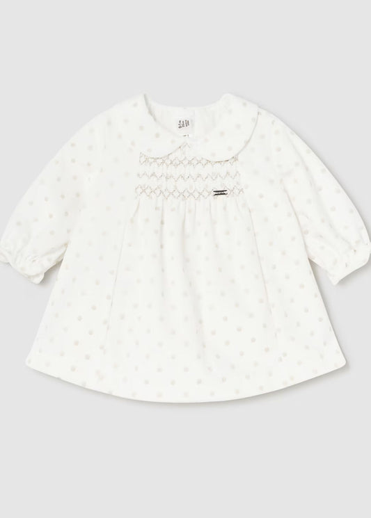 MAYORAL - vestitino di velluto abbigliamento neonato inv - GIRL