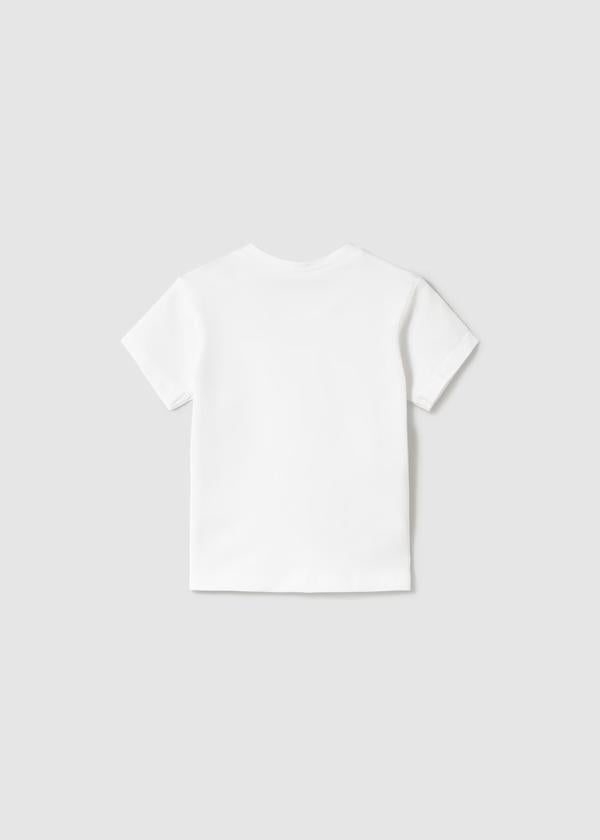 MAYORAL - t-shirt manica corta bianca abbigliamento est 25 b - BOY