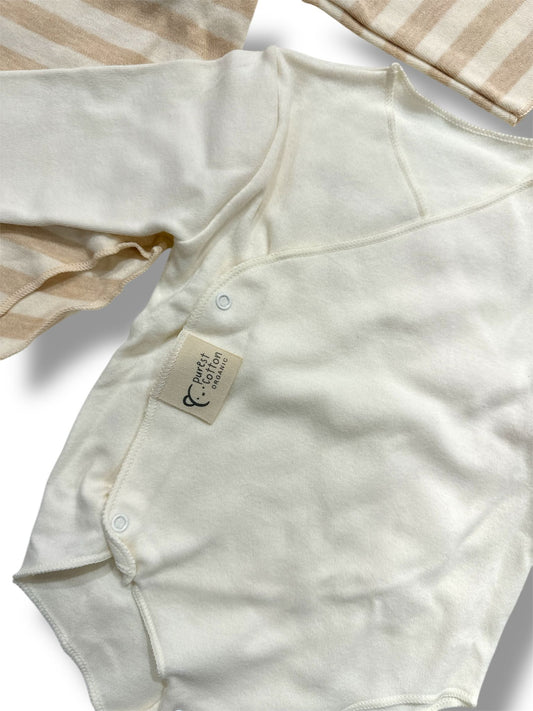 CALAMARO - set 2 body in cotone organico biologico accessori corredino - UNISEX