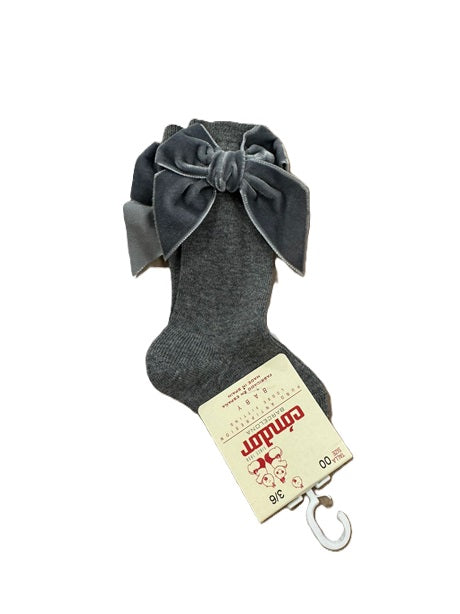 CONDOR - calzettone con fiocco in velluto accessori