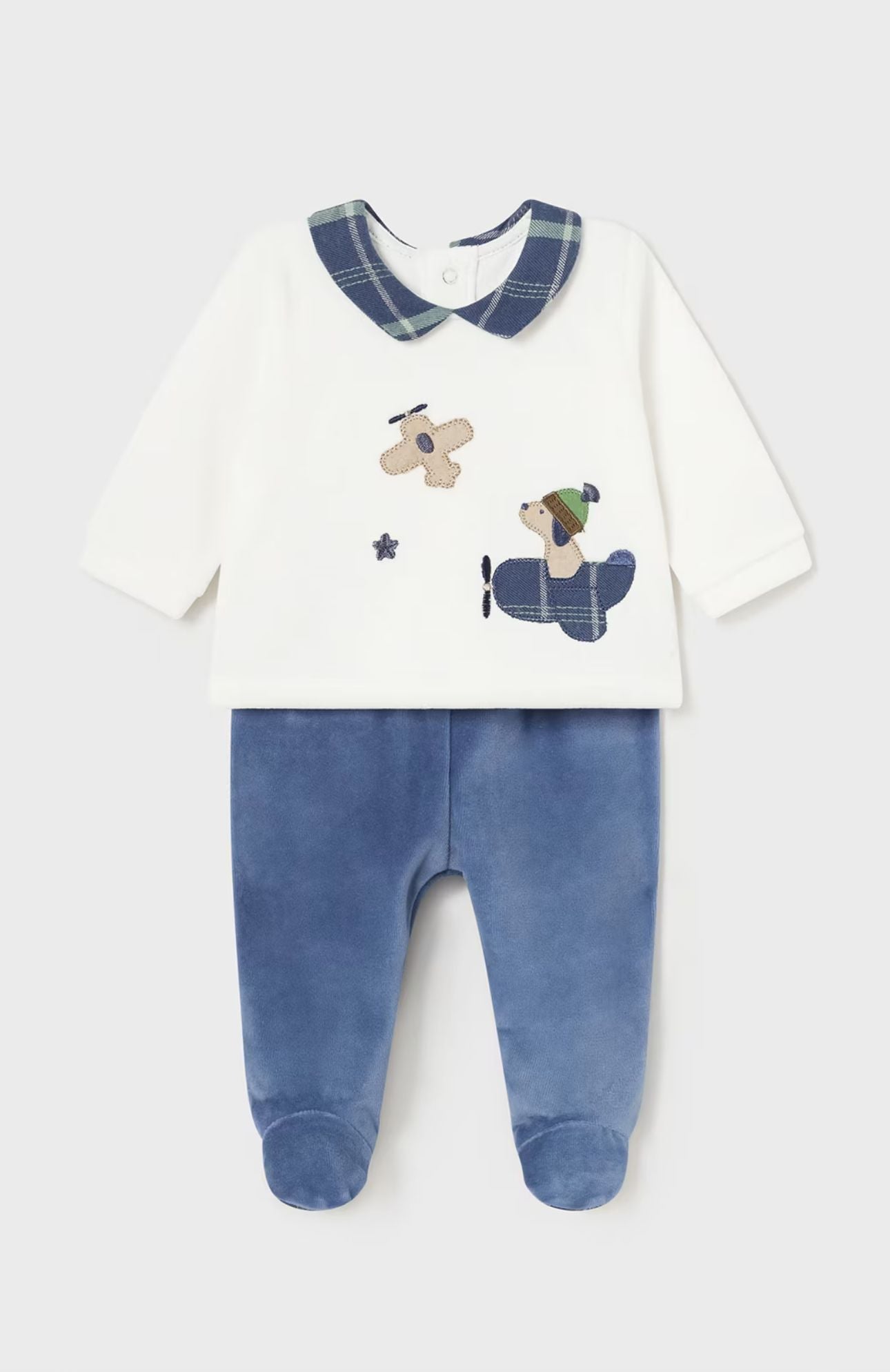MAYORAL - completino 2 pz ciniglia corredino inv - BOY