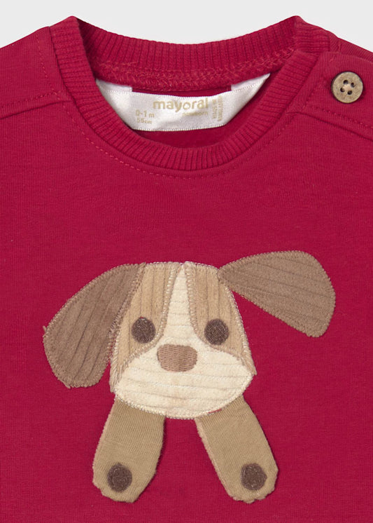 MAYORAL - felpa rosso abbigliamento invernale 25/26 b - UNISEX