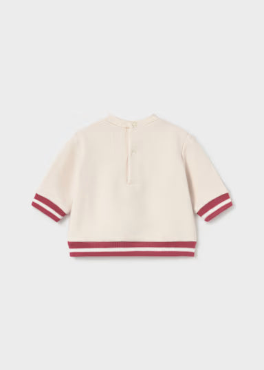 MAYORAL - felpa you & me beige - invernale