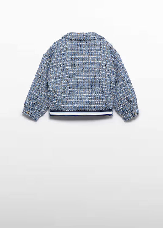 ABEL & LULA - giacca tweed doppio petto abbigliamento invernale 25/26 j - GIRL