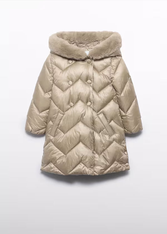 ABEL & LULA - giubbotto lungo traputato abbigliamento invernale 25/26 j - GIRL