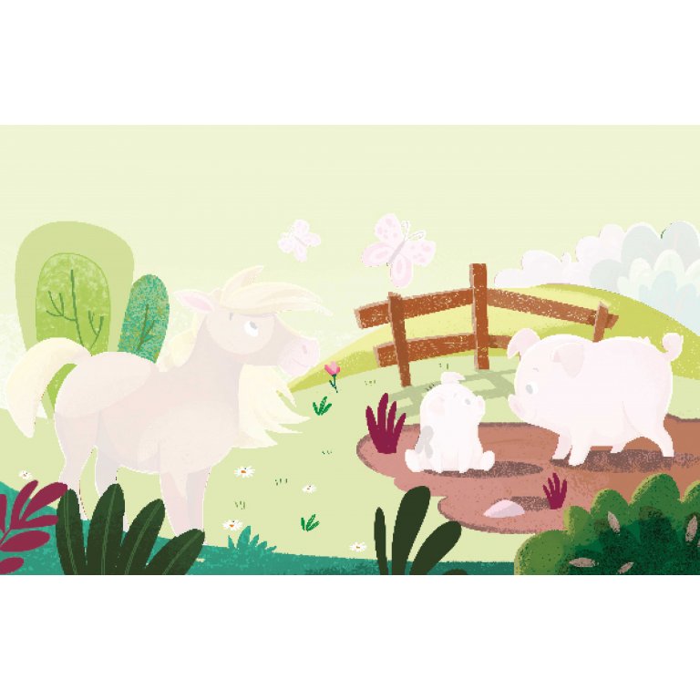SASSI - libro da dipingere con l'acqua "libera i colori della fattoria" giocattoli - UNISEX