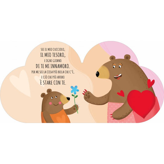 SASSI - libro sagomato "con amore, mamma" giocattoli - UNISEX