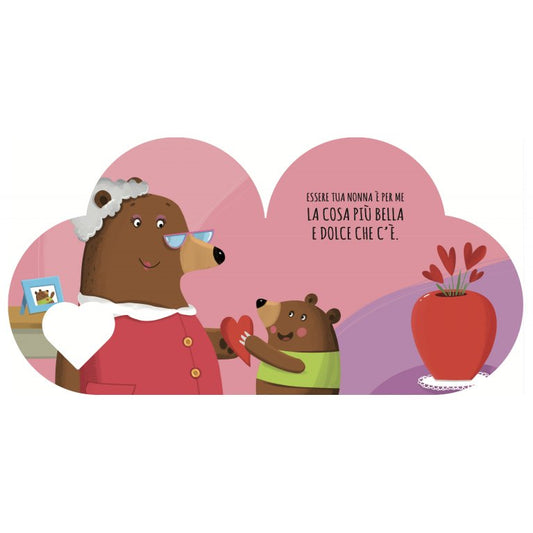 SASSI - libro sagomato "con amore, nonna" giocattoli - UNISEX